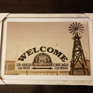 Route 66 wall decor